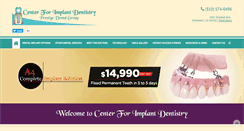 Desktop Screenshot of bayareaimplantdentistry.com